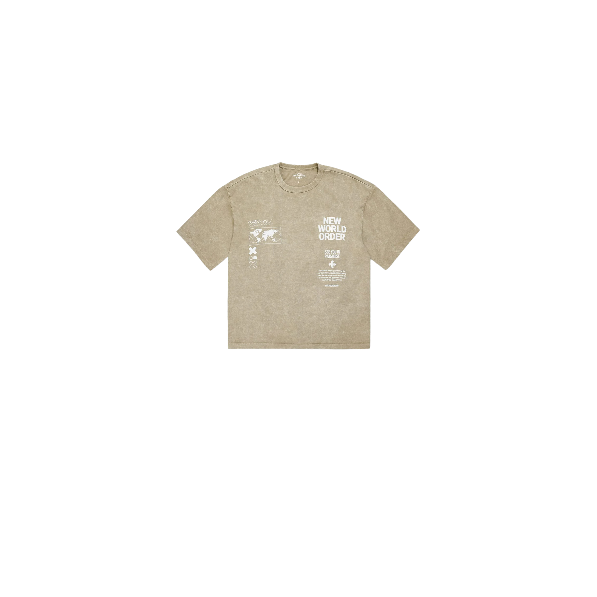 Nwo Crop Tee- Rust