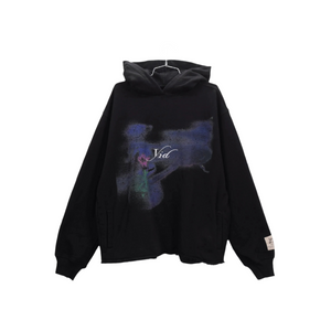 Potion Raw Edge Hoodie - Black