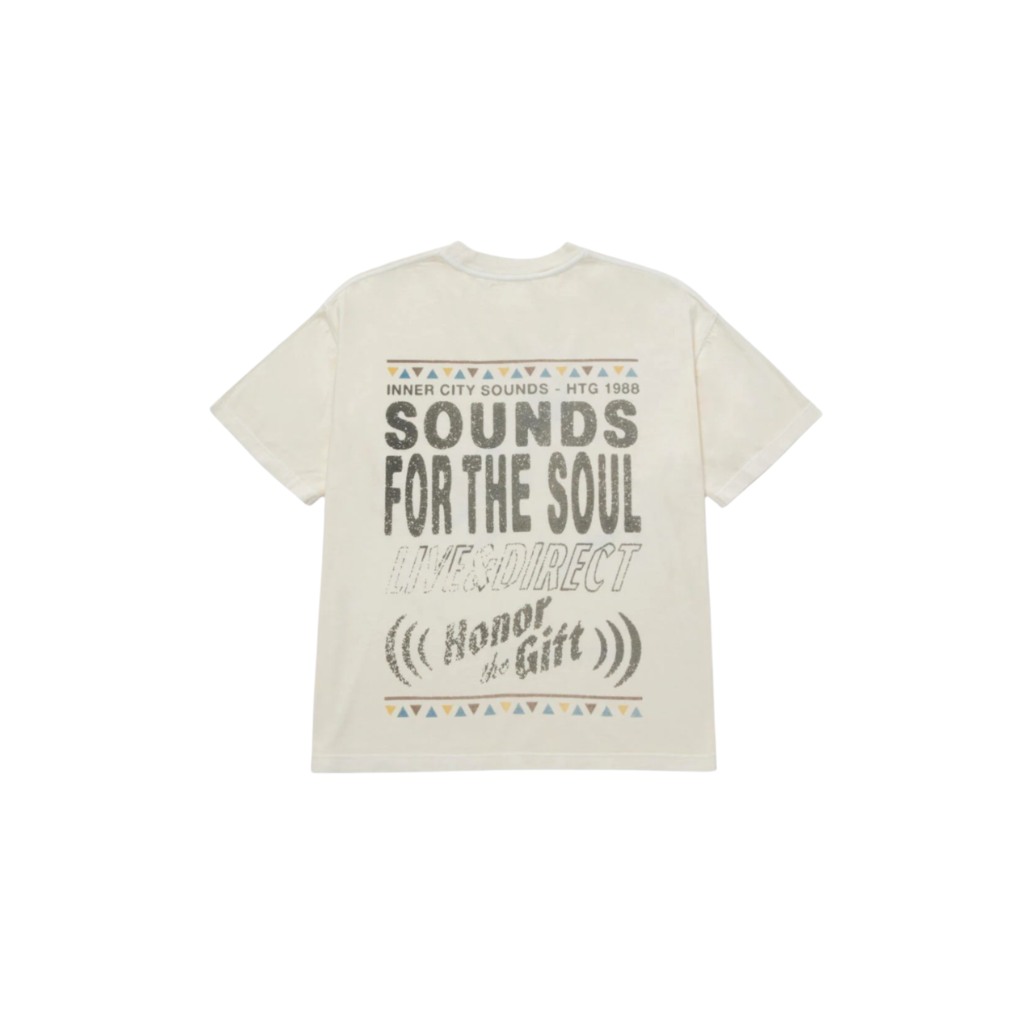 Live and Direct T-Shirt - Cream