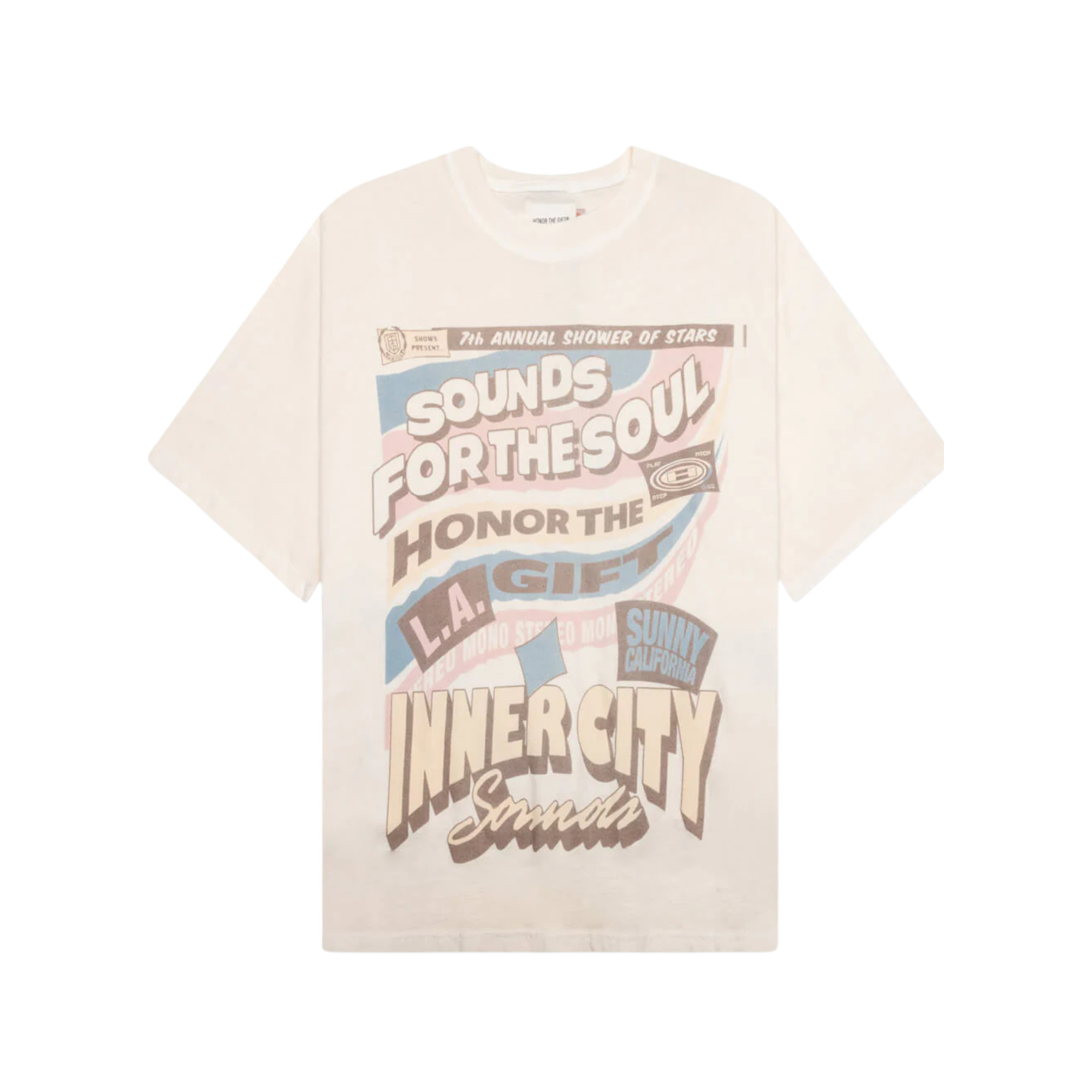 Sounds For The Soul T-Shirt - Cream