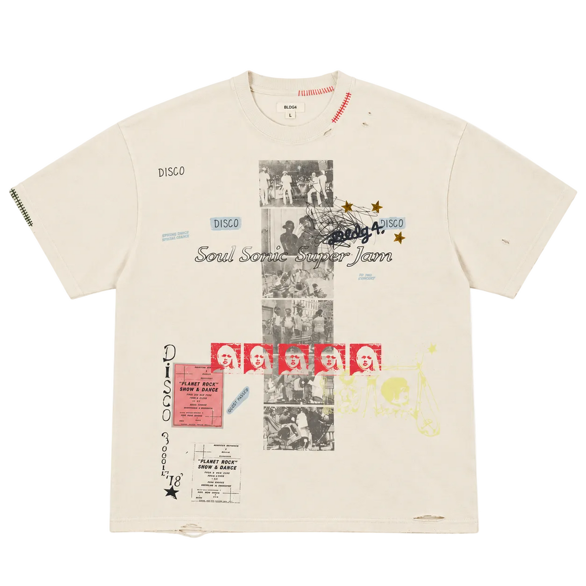 National T-Shirt - Antique White