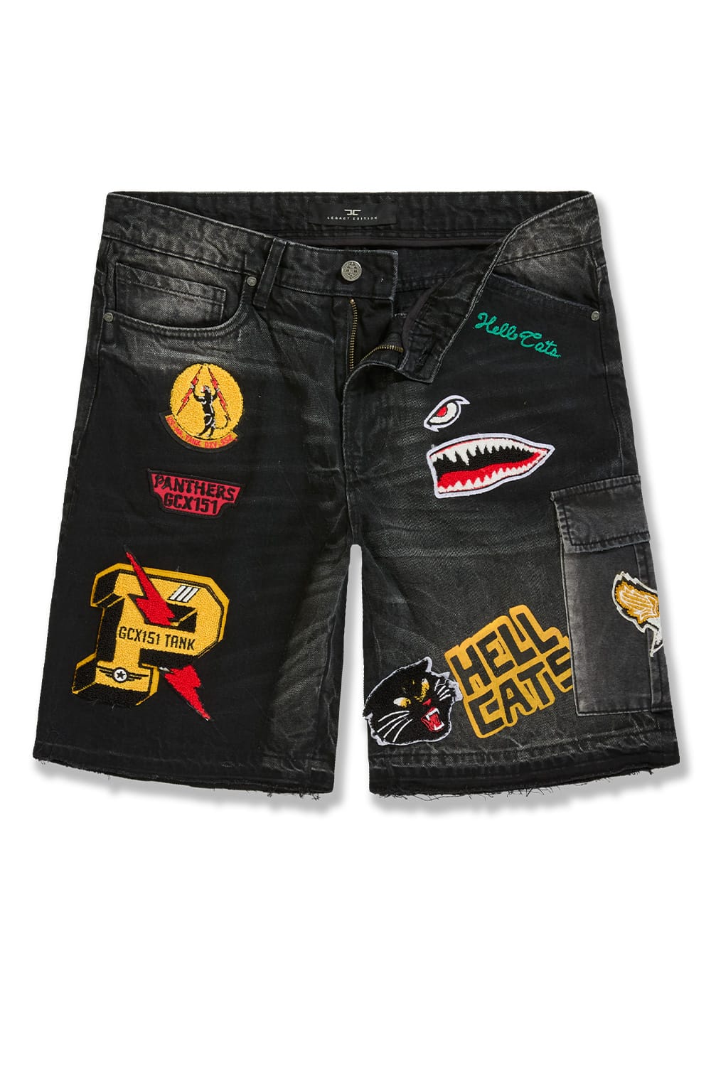 Overwatch Denim Shorts - Vintage Black