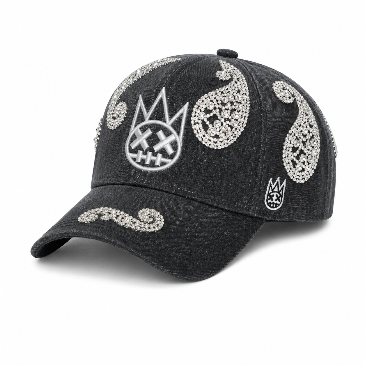 Paisley Panel Trucker Hat - Black