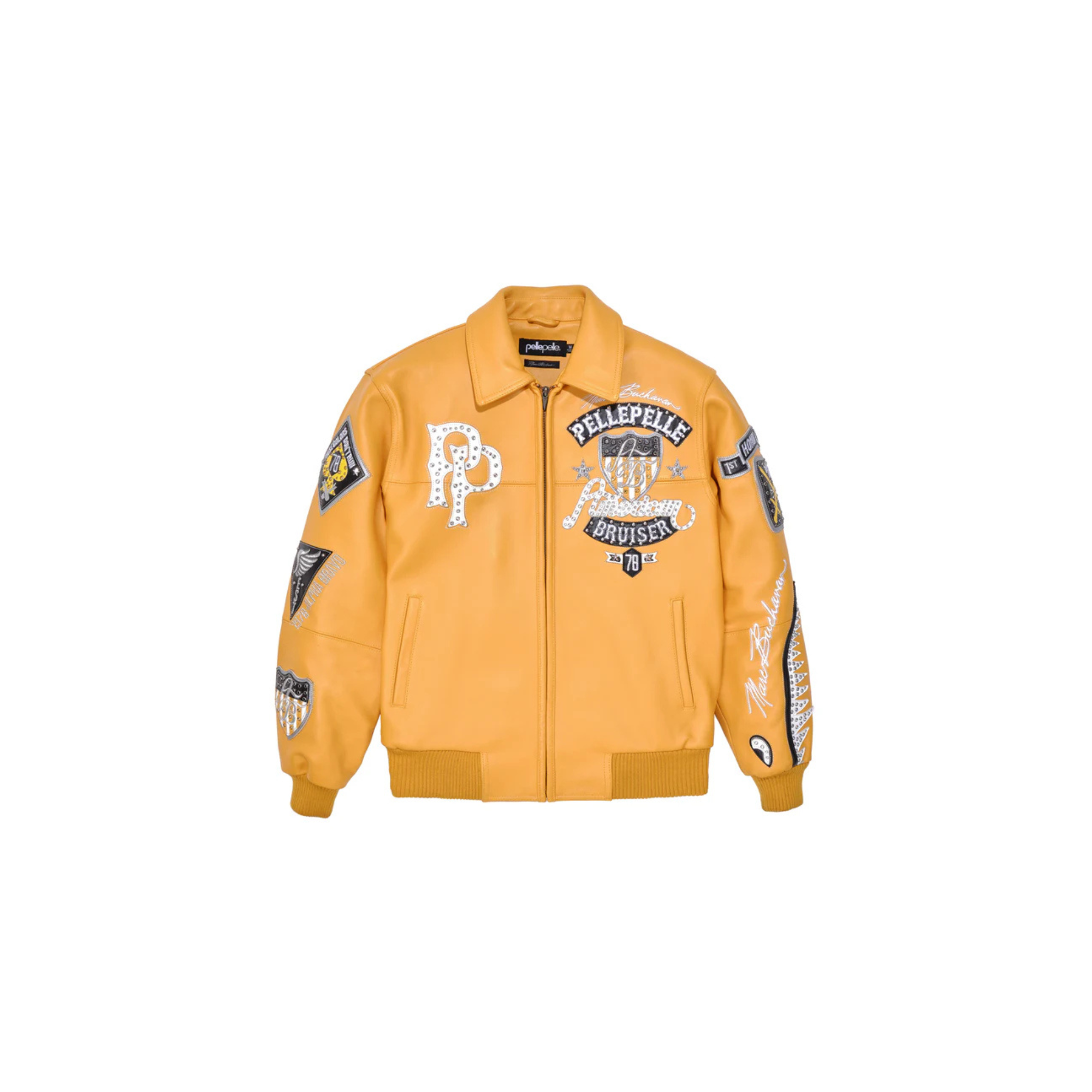 ジャケット・アウター PellePelle American Bruiser Plush Yellow PellePelle American Bruiser Plush Yellow