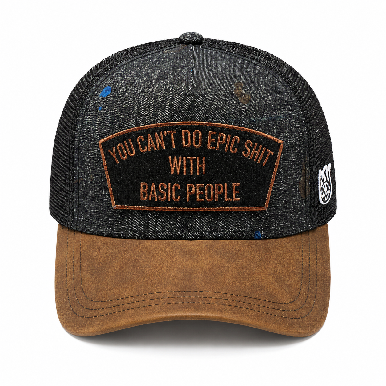 Cant Do Epic Shit Mesh Back Trucker Hat - Painter/Denim