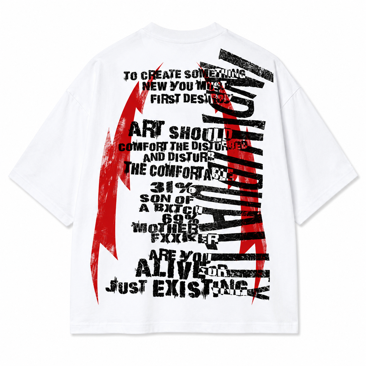 Cult Anarchy - T-Shirt - White