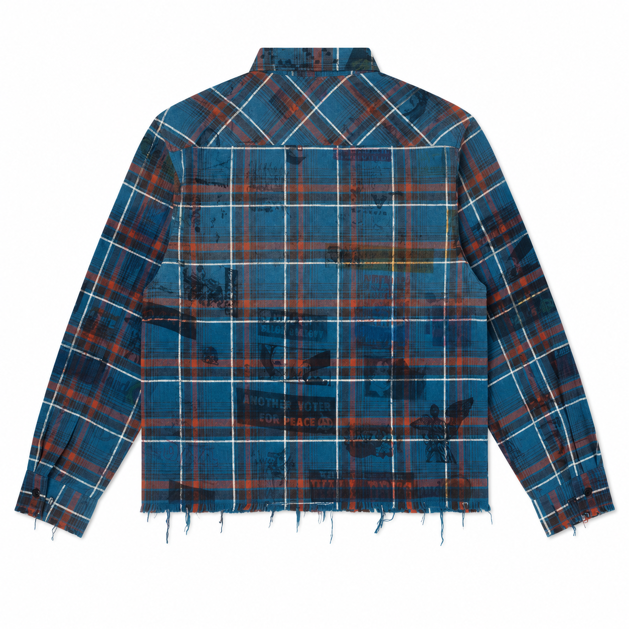 Slab LS Woven - Blue Plaid
