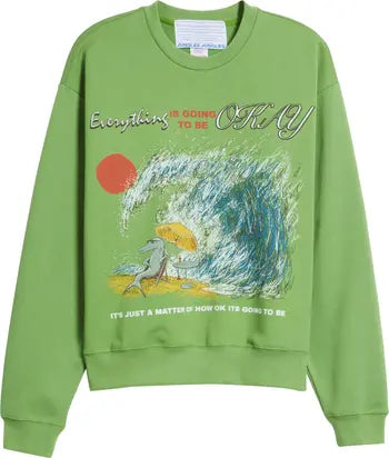 Everythings OK Crewneck - Green