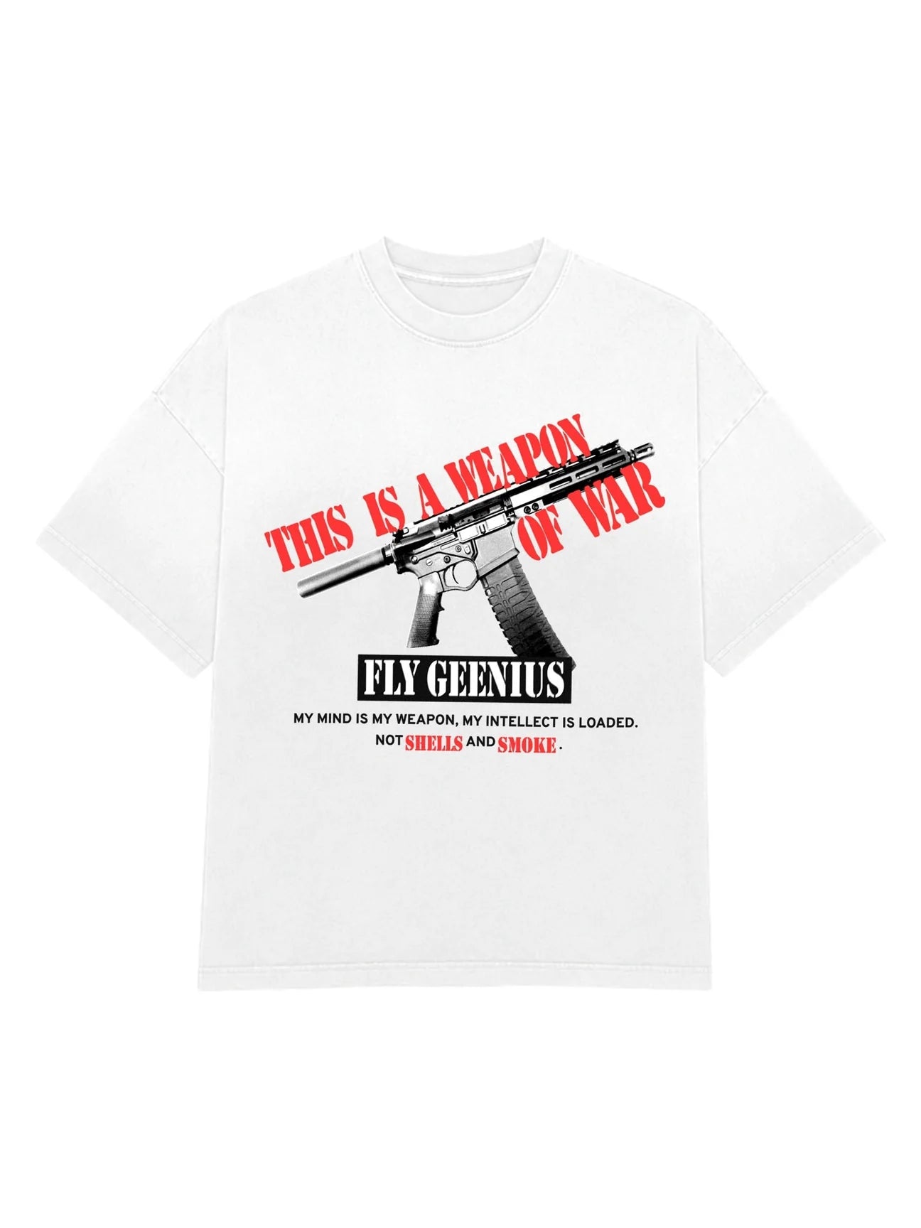 Intelligent Gangster T-Shirt - White