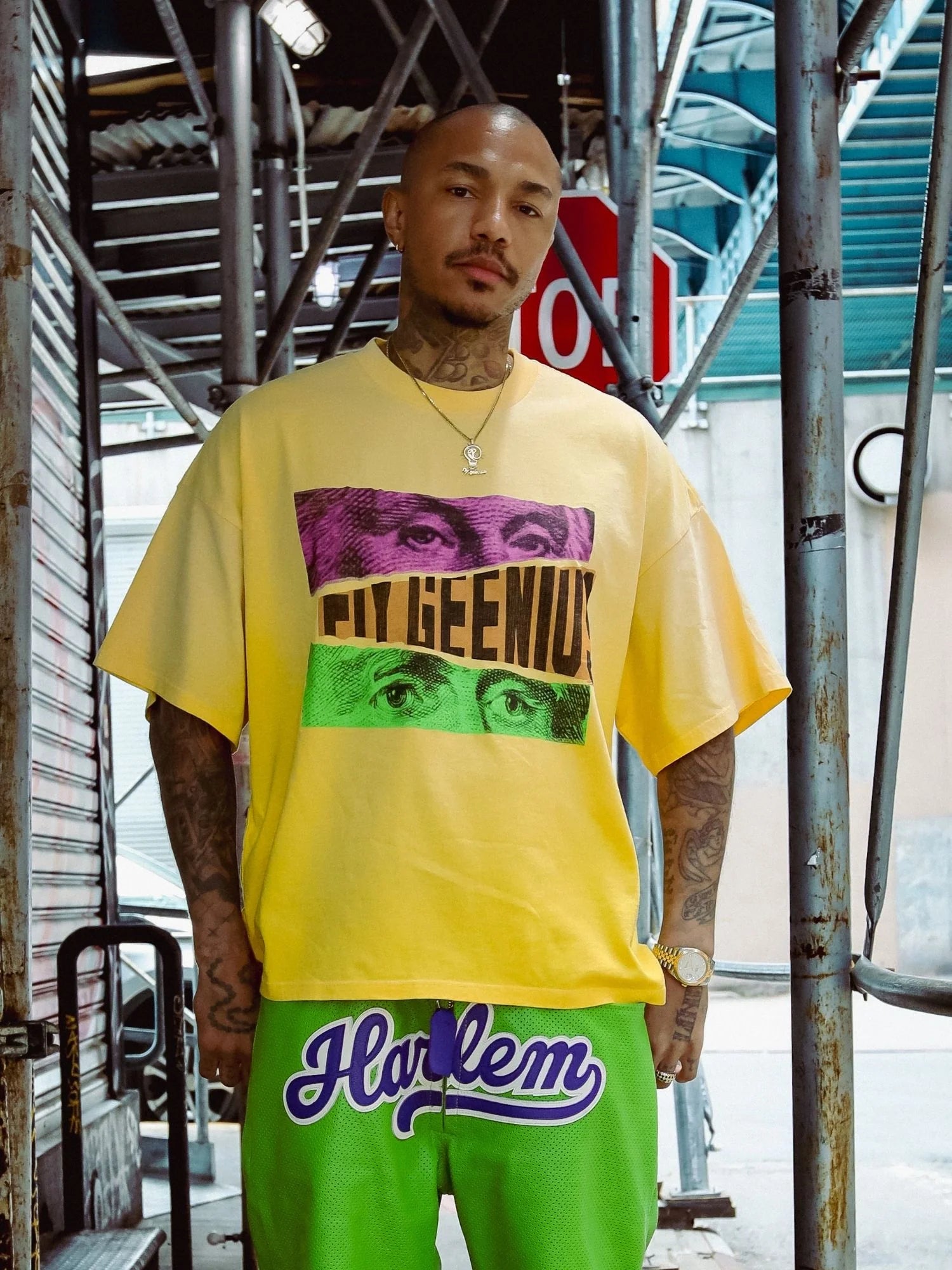 Money Making Art T-Shirt - Yellow
