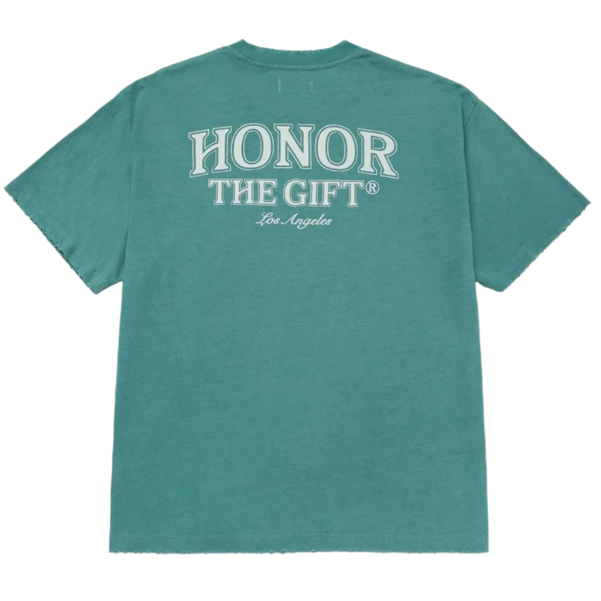 Floral Pocket Tee - Teal