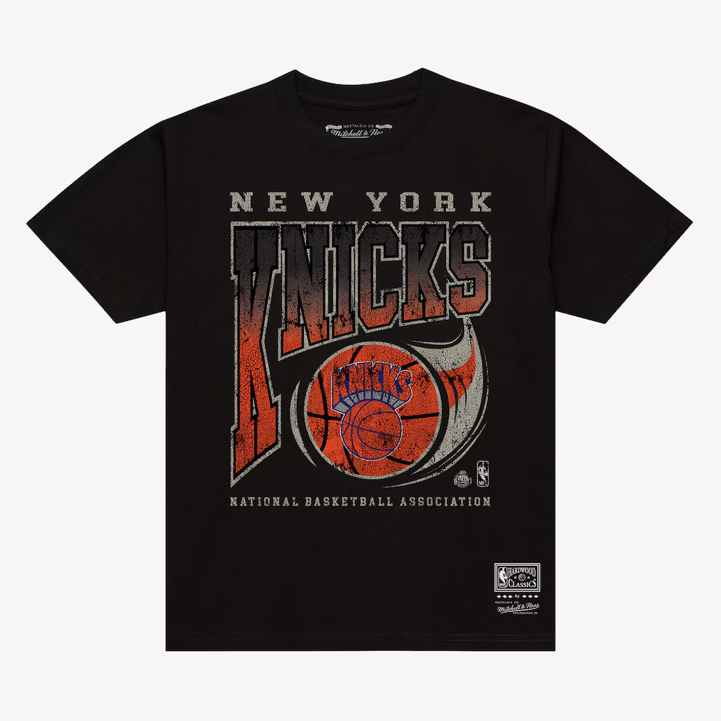 New York Knicks Black Ball Out T-Shirt - Black