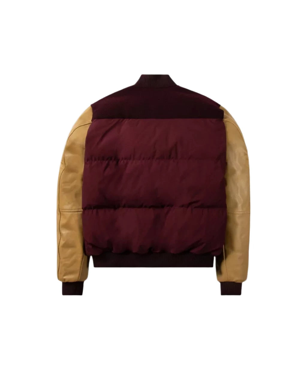 Planes Varsity Jacket - Burgundy