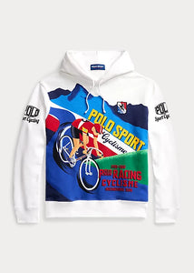 Cycler Poster Hoodie - White