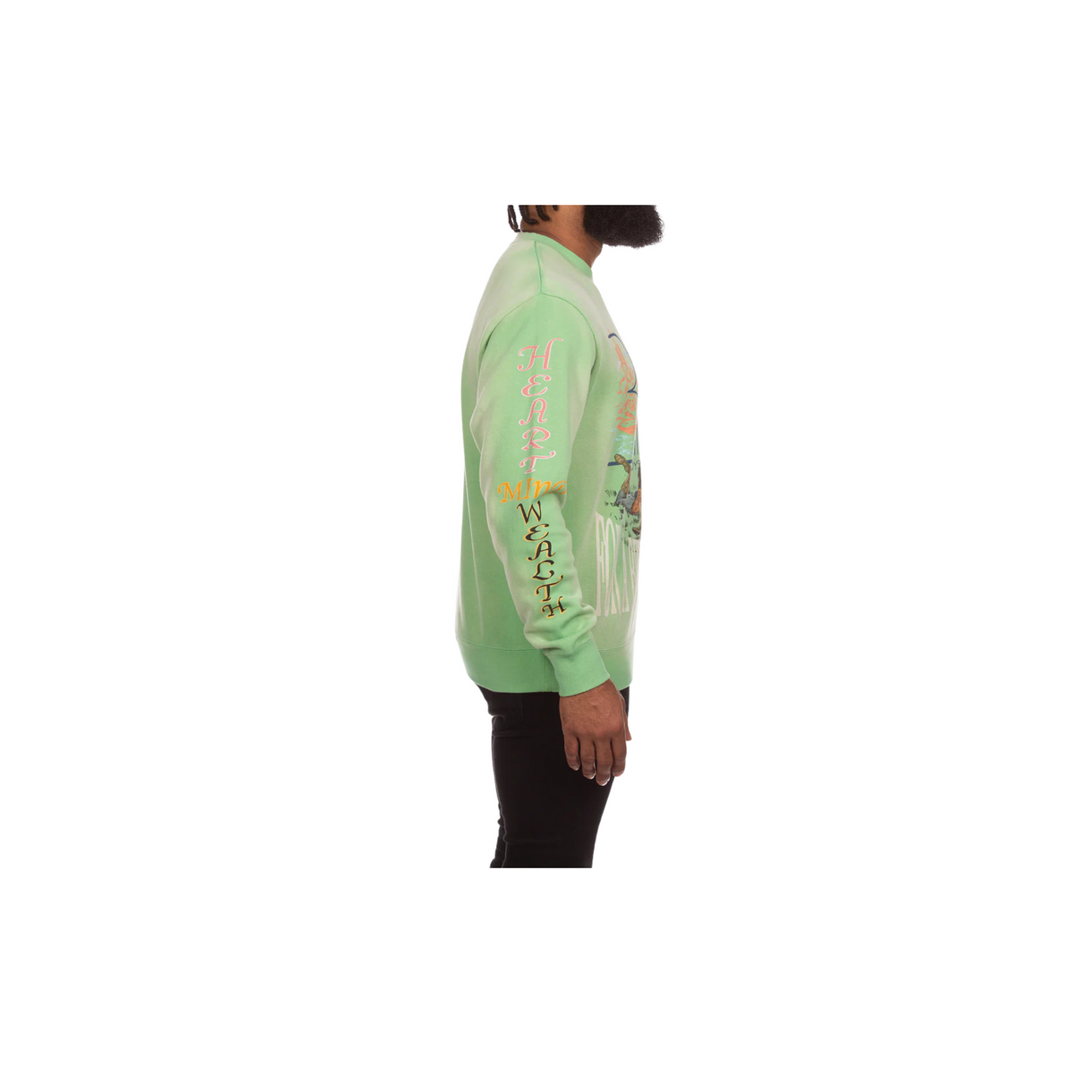 Tomorrow Sunset Crewneck - Absinthe Green