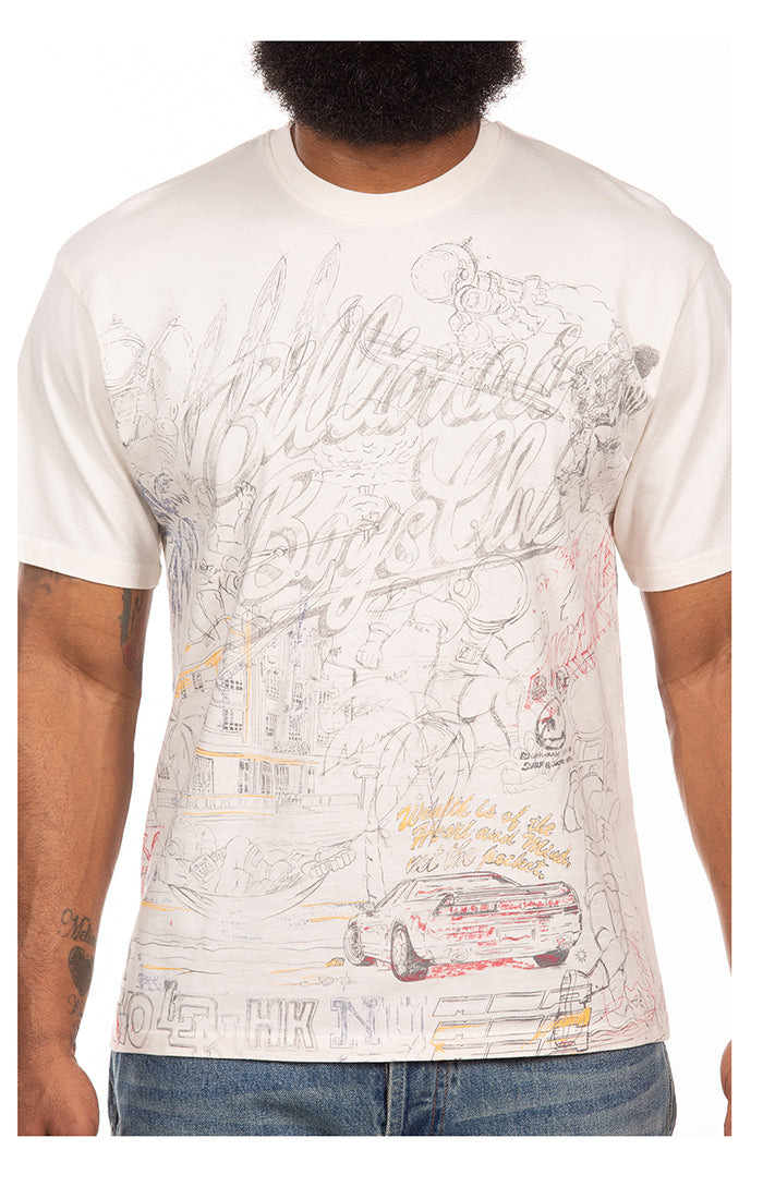 Sketch T-Shirt - Gardenia