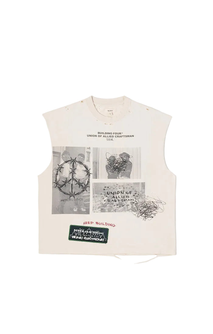 Mary Axe Tank - Antique White