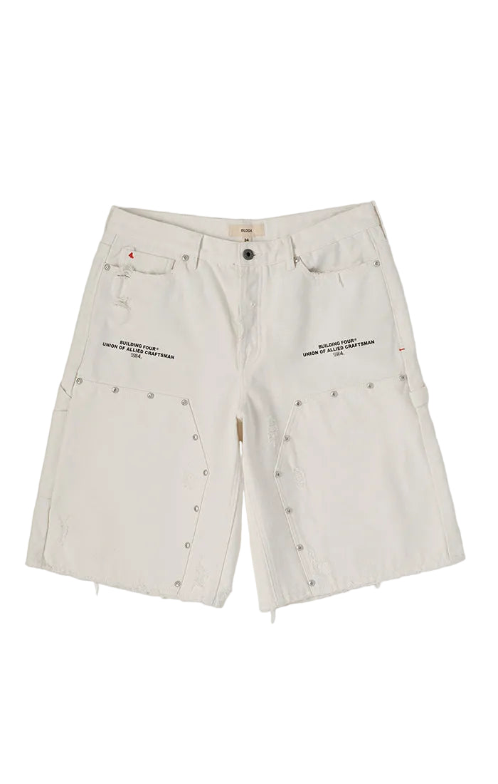 Villa Shorts - Antique White