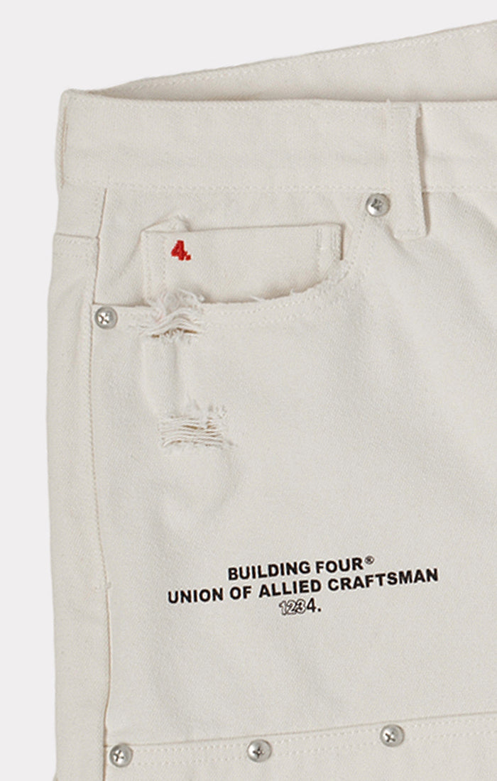 Villa Shorts - Antique White