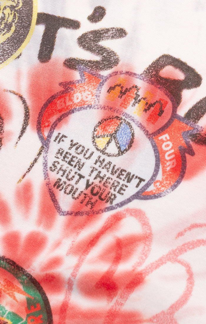 Youth of Today T-Shirt - Red Tie Die