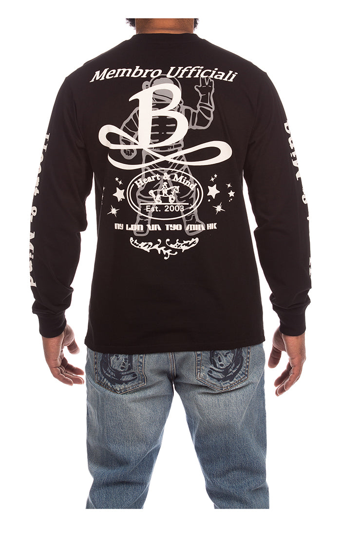 BB Vintage Long Sleeve T-Shirt - Black