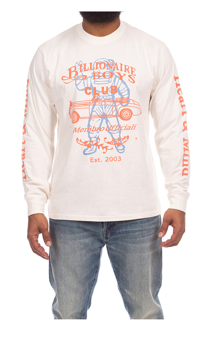 BB Vintage Long Sleeve T-Shirt - Gardenia