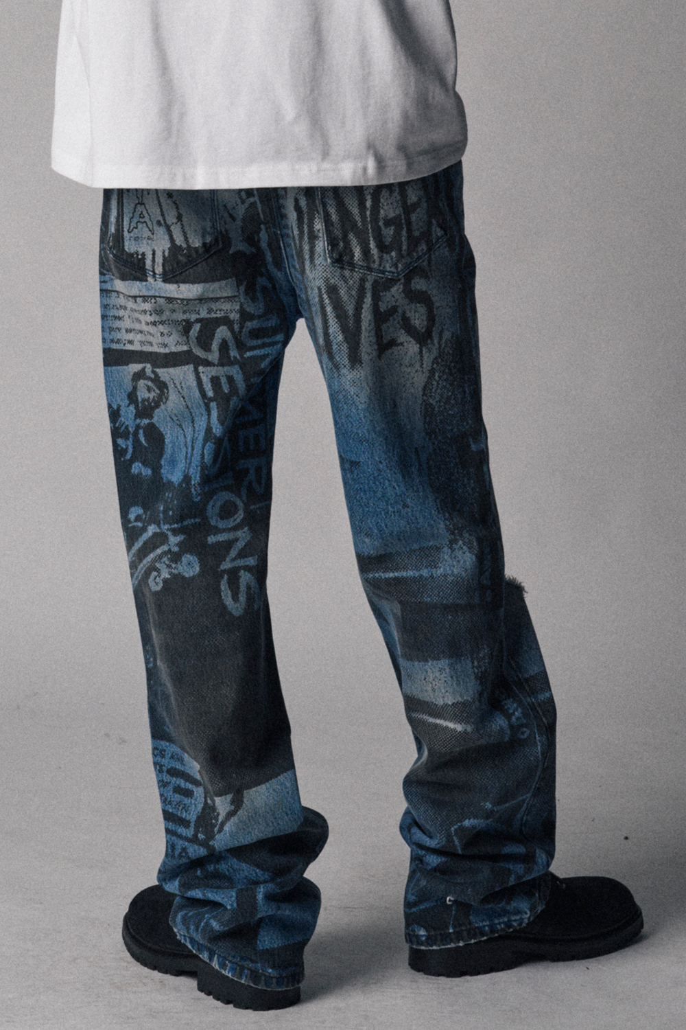 Jonas Straight Leg Jean - Dust Mist Poster
