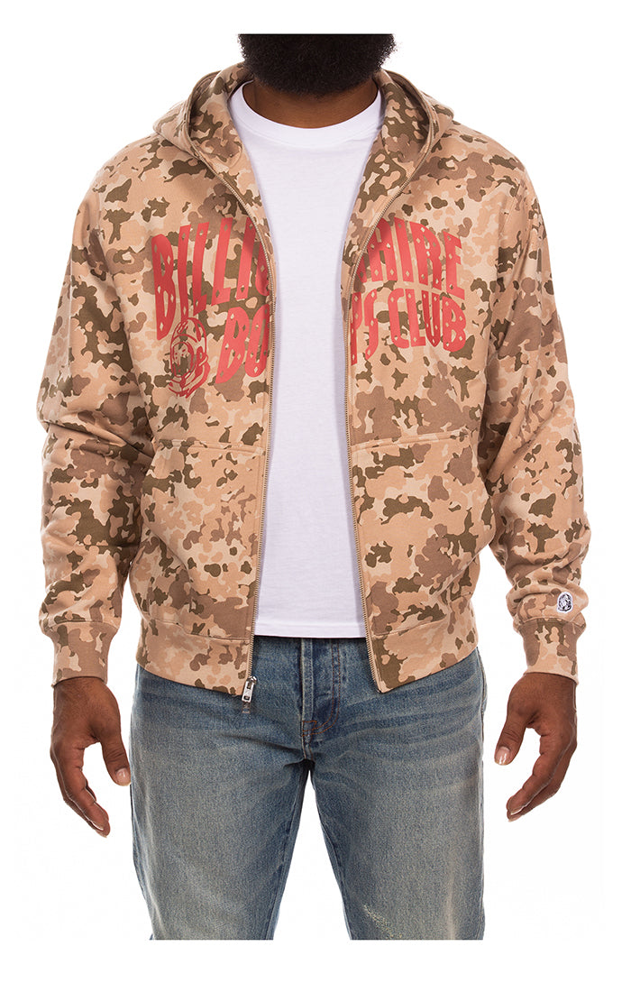 BB Camo Zip Hoodie - Doeskin