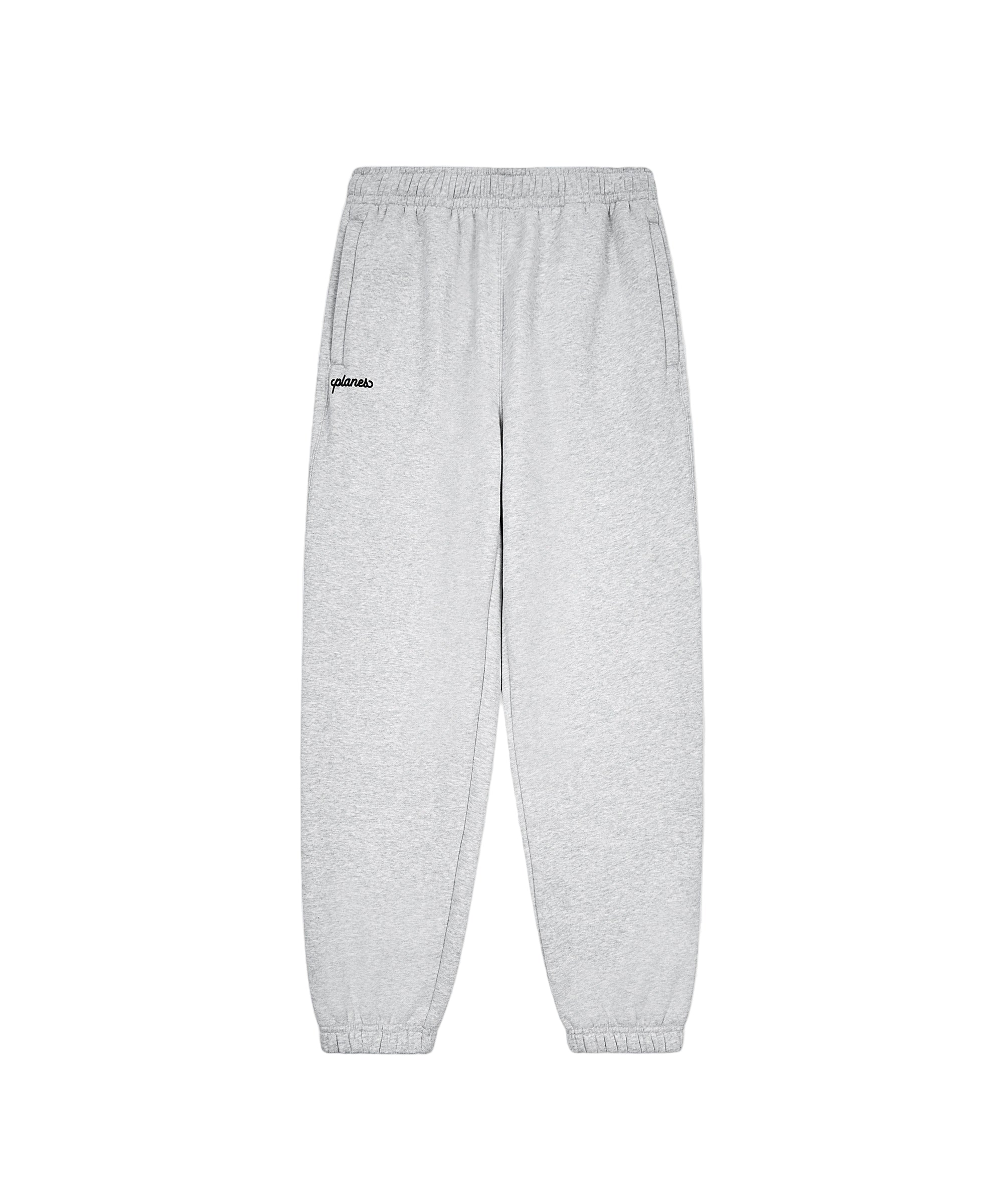PLANES OVERSIZED SCRIPT WELD JOGGER - HEATHER GREY