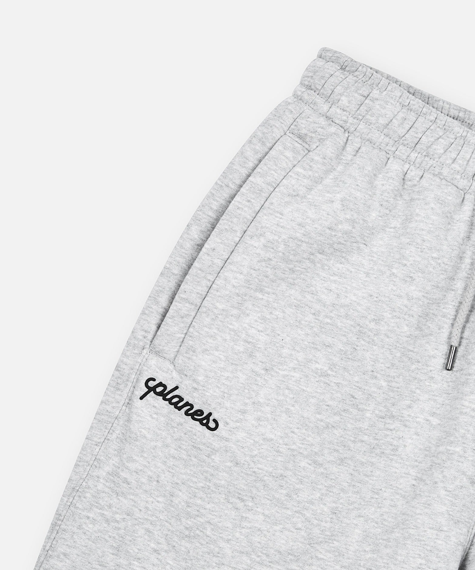 PLANES OVERSIZED SCRIPT WELD JOGGER - HEATHER GREY