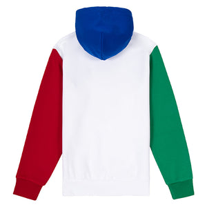 Colorful Polo Logo Hoodie - White/Multi