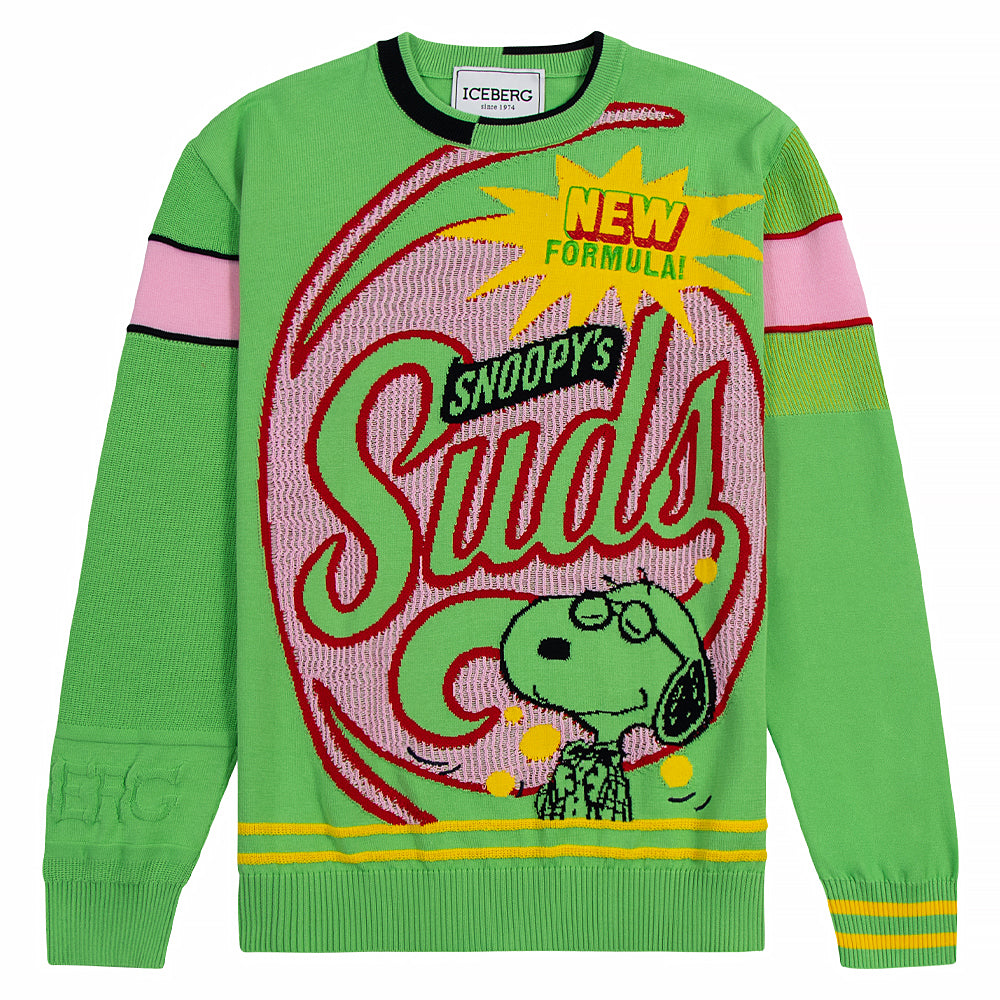 Snoopy's Soda Knit - Green – Sammys NYC