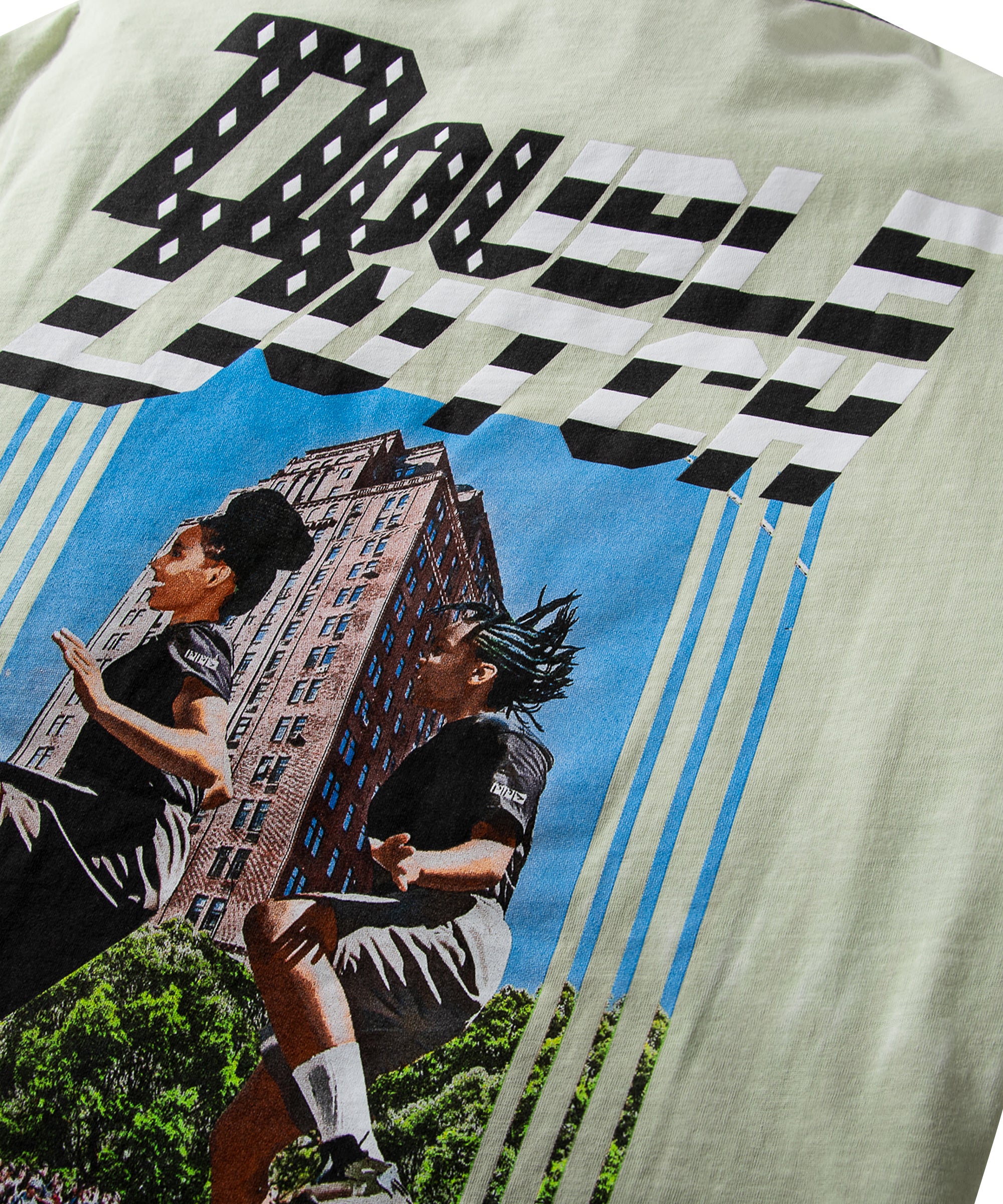 Double Dutch Camp Tee - Sage