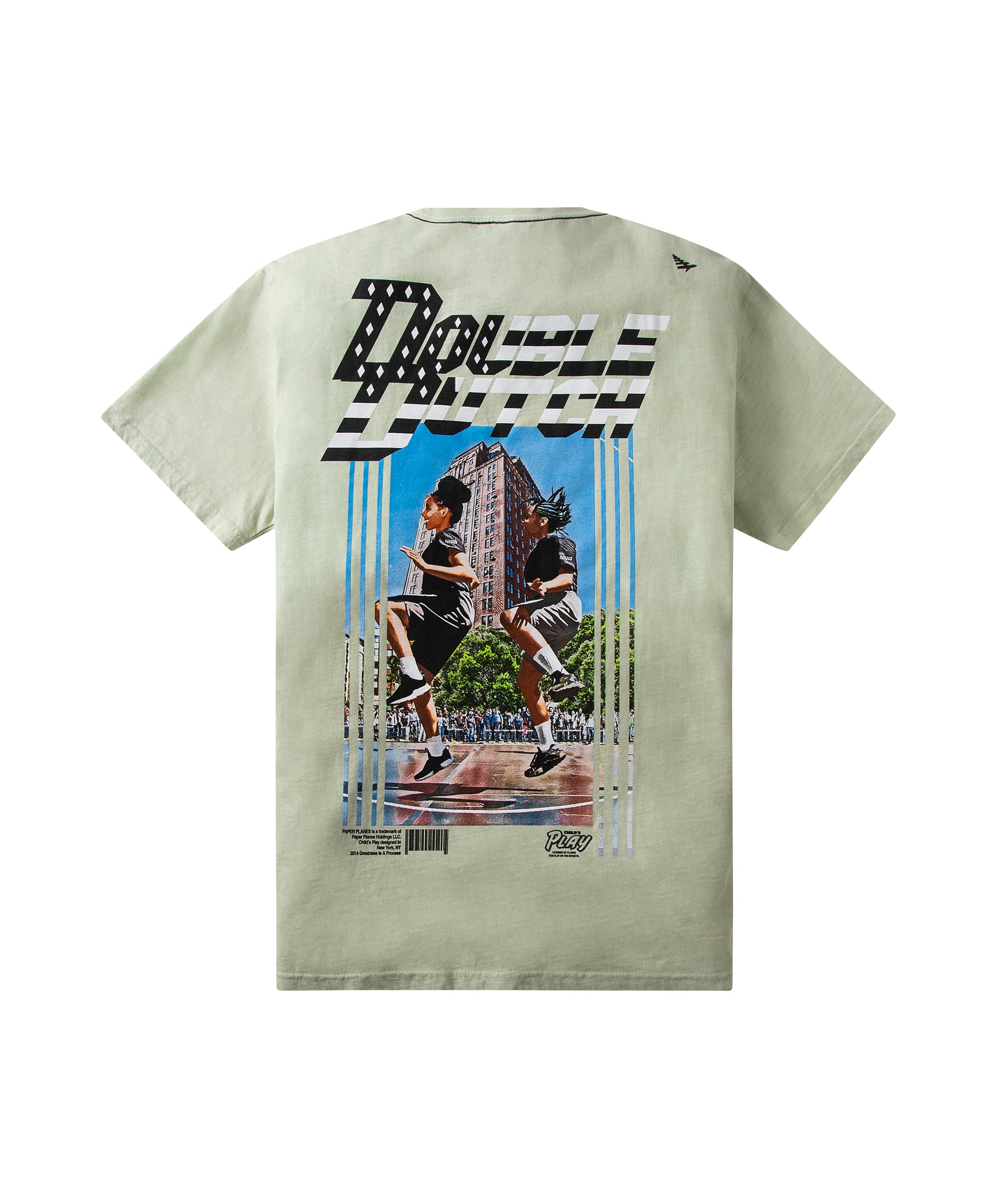 Double Dutch Camp Tee - Sage