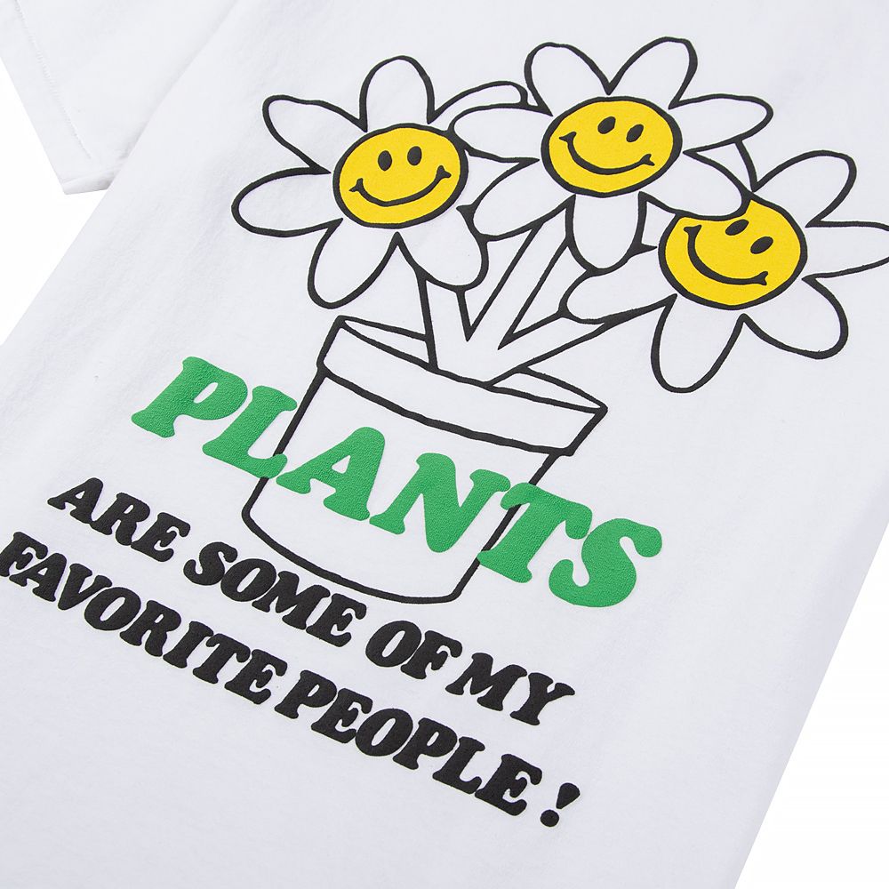 Happy Plant Tee - White