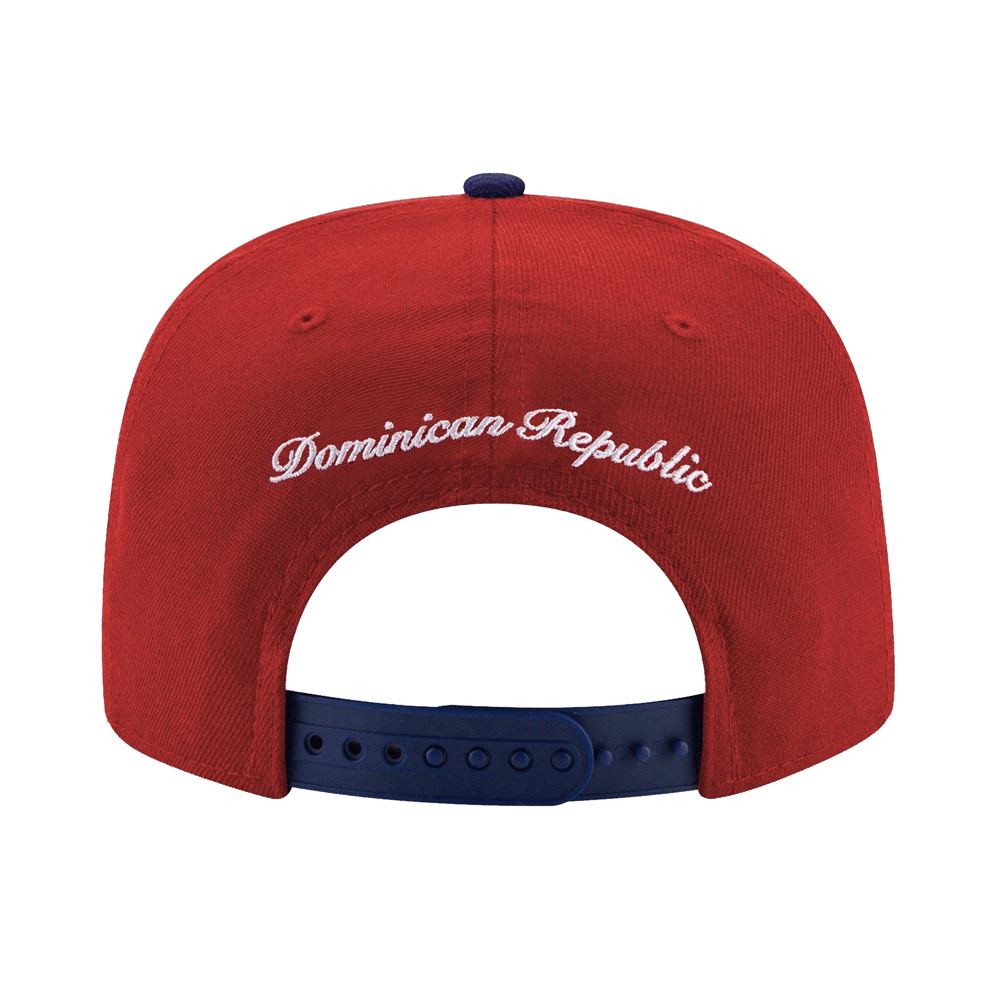 Dominican Republic Snapback Old School Fit - Scarlet