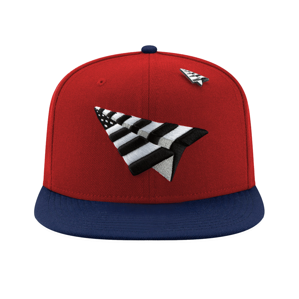 Dominican Republic Snapback Old School Fit - Scarlet