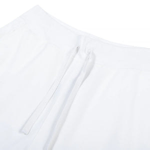 Garment Dyed Fleece Shorts - White