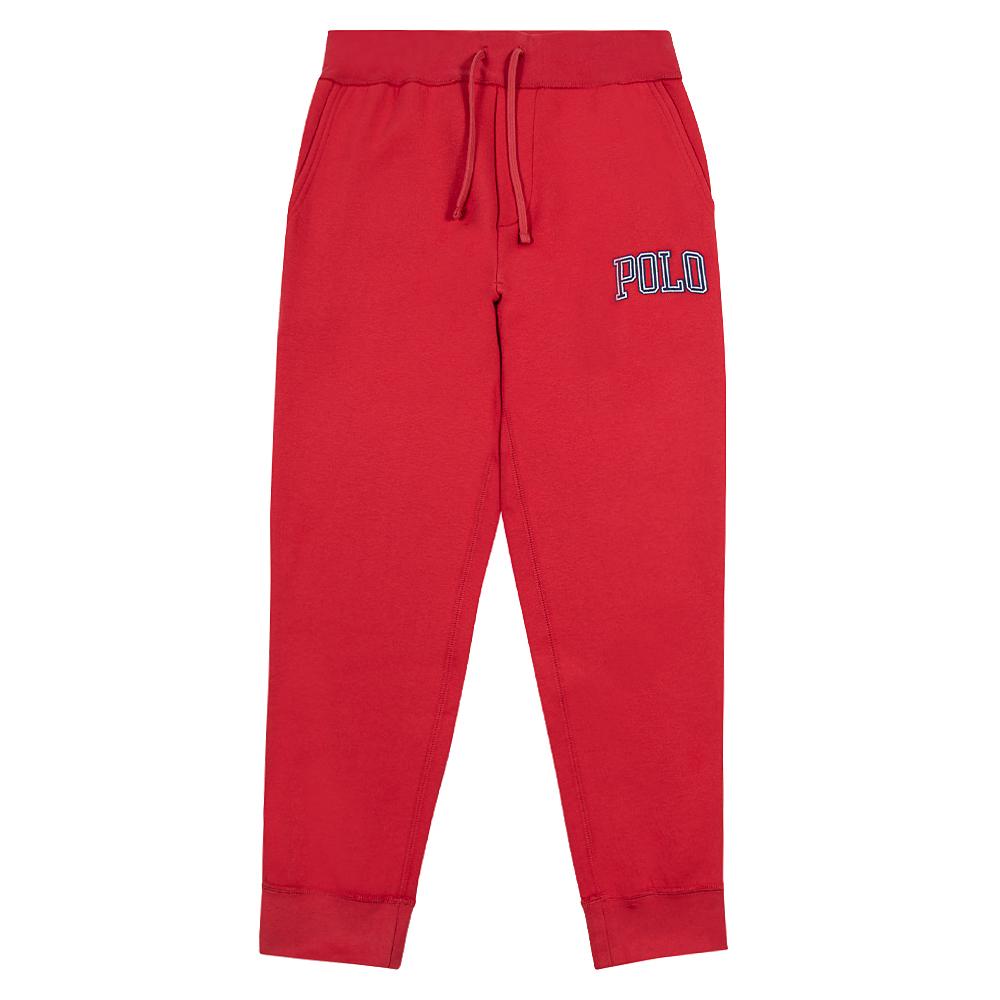 Logo Fleece Sweatpants - Red