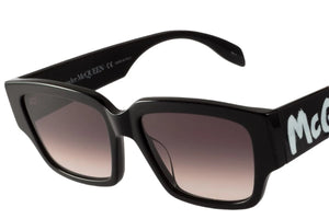 Alexander McQueen AM0329S Sunglasses - Black