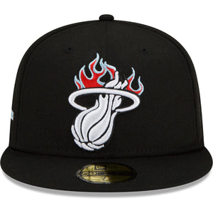 Miami Heat Flame Fitted
